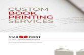 CUSTOM BOOK PRINTING SERVICES - Star Print Brokers · CD and DVD Replication Tamper resistant pouches (for the above). Pouches can be plastic or printed paper. Card Decks Boxes (for