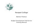 Self Service Budget Development Training Man · Budget Development Self-Service Training Manual April 2010 Introduction The Budget Development Self-Service module will enable selected