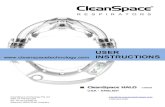 USER - CleanSpace...CleanSpace HALO CS3021 USA - ENGLISH 2 1. Contents 1. Contents ... (20 C). It is best practice to also re-calibrate if the unit has been in storage, particularly