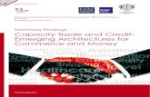 COLC - Capacity Trade and Credit - SUMMARY FINDINGS FOR PRINT · 2018. 5. 15. · Summary Findings - Capacity, trade and credit: emerging architectures for commerce and money is published