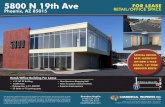 5800 N 19th Ave FOR LEASE · its accuracy; however, J & J Commercial Properties, Inc. has not verified such information and makes no arantee warranty or reresentaton aot sh normaton