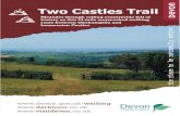 Two Castles Trail · 2 Two Castles Trail At a glance 24 miles in total Divided into 4 stages Easy to follow, waymarked trail Good bus links to Okehampton and Launceston Route can