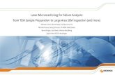 Laser-Micromachining for Failure Analysis: from TEM Sample ... · Conclusion. Sample Preparation with Laser Motivation Easy to use Low running costs Just photons clean in terms of