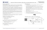 Smart Photovoltaic DC Arc-Fault Detector IC€¦ · Smart Photovoltaic DC Arc-Fault Detector IC ZNRG2061 Datasheet © 2017 Integrated Device Technology, Inc. 1 March 31, 2017 Description