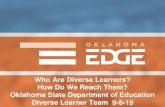 Who Are Diverse Learners? How Do We Reach Them? Oklahoma ... Are Diverse Learners... · The Ripple 3. Volunteers or selected students share with the whole class. 2. Students share