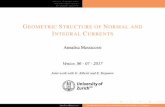 Geometric Structure of Normal and Integral Currents · Overview of the main results Some unavoidable notation Key identities and proofs GEOMETRIC STRUCTURE OF NORMAL AND INTEGRAL