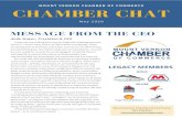 Chamber Chat May€¦ · Marketing Specialist Hilary Parker EWP Coordinator Jessica LaSota Visitor Information Services Marinus Rouw Stephanie Fernandez MAY 2020 MOUNT VERNON CHAMBER