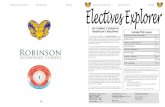 An Insider’s Guide to Robinson’s Electives Inside This Issue · Katy Frank Inside This Issue Business & Information Technology 2 English Electives 3-4 Family & Consumer Science