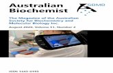 Australian Biochemist - ASBMB 2020 Low … · Maintaining the Chemistry Foundations for Our Future Biochemists: Our COVID-19-driven Curriculum Transformation Engaging Biochemistry