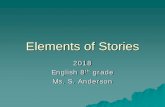 Elements of Storiesmssandersonsouthcache.weebly.com/uploads/8/5/8/9/8589339/elemen… · INTRODUCTION Exposition and/or Introduction: Introduces us, the readers, to the characters