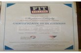 image2 - FITREC · FIT COLLEGE — This is to Certify that nne has fulfilled the requirements and duly been awarded CERTIFICATE 111 IN FITNESS SIS30313 Authorised by: