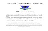 Senior Transition Booklet - neisd.net€¦ · Senior Transition Booklet Class of 2021 This booklet contains suggestions to help prepare you for life after high school. Whether you