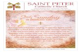 SAINT PETER · 19.01.2020  · Karen Anderson.....651-982-2215 kanderson@school.stpeterfl.org Parish Council (*Chair) Margaret Moore* Connie Riemers ... please send resume to the