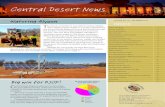 Central Desert News · Central desert news is published by Central desert Regional Council Po Box 2257 ALiCE sPRinGs nt 0871 Ph 1300 360 605 Please send your stories to daniel.teudt@centraldesert.nt.gov.au