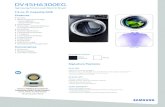 DV45H6300EG - Adobes7d2.scene7.com/is/content/SamsungUS/pim/migration/doc/dv45h6300… · Samsung Front-Load Electric Dryer 7.5 cu. ft. Capacity DOE Signature Features Onyx (shown)