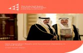 New Generation Royals and Succession Dynamics in the Gulf ... · After presenting the formal laws and informal rules that have regulated ruling family interaction and succession,