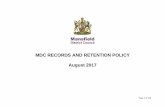 MDC RECORDS AND RETENTION POLICY August 2017X(1)S(uuearz35n4rbysbqowzx… · Page 2 of 108 CONTENTS CONTENTS .....2