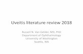 Uveitis literature review 2016 â€¢ 76 patients with uveitis and 19 cataract samples â€¢ Tested for reactivity