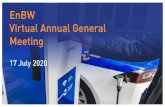 EnBW Virtual Annual General Meeting€¦ · Sales » €2.4 billion €2 ... forward-looking statements will prove complete, correct or precise, or that expected and forecast results