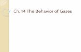 Ch. 14 The Behavior of Gases - bfhsrcook.weebly.combfhsrcook.weebly.com/uploads/2/2/5/1/22512028/ch._14_behavior_o… · gases. What is the partial pressure of oxygen at 101.30 kPa