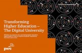 32287 - Transforming higher education · Transforming Higher Education – The digital imperative 3 Addressing the challenges When it comes to becoming a successful digital university,