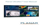 Planar UltraRes™ User Manual€¦ · digital branding installations. Some of the features of the UltraRes display are: † Ultra HD (3840 x 2160) resolution † Outstanding picture