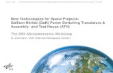 New Technologies for Space Projects: Gallium N itride (GaN ... Technologies for Space Projects - M… · New Technologies for Space Projects: Gallium N itride (GaN) Power Switching