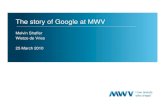 The story of Google at MWVhosteddocs.ittoolbox.com/google_apps_mwv_mar2025_customer_final.… · world’s most-admired products. We’re the look and feel of the. 3 MWV Google Webinar