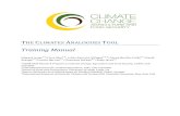 Training Manual - ccafs-analogues.org · 4 the climate analogue online interface 4.1 select your location 4.2 select a direction and global climate models 4.3 select climate variables