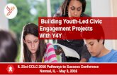 Building Youth-Led Civic Engagement Projects With Y4Y · Teach/ PBL/ Trainings to Go/Getting and Using Youth Input . PROJECTED-BASED LEARNING HONORING MULTIPLE VIEWPOINTS Tools/ CLE/Assess