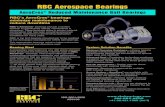 RBC Aerospace Bearings · characteristics that are superior to traditional bearing alloy steels under typical operating conditions. Electrochemical and environmental testing demonstrate