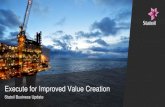Execute for Improved Value Creation - Equinor€¦ · 13.02.2014  · Expected forecast at completion ... results during Q1 2012 to Q4 2013 reduced drilling cost: 30% to 50% : reduced