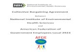 Collective Bargaining Agreement · Collective Bargaining Agreement. Between . National Institute of Environmental Health Sciences. and . American Federation of Government Employees