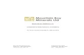 MOUNTAIN BOY MINERALS LTD. CONDENSED INTERIM …€¦ · MOUNTAIN BOY MINERALS LTD. CONDENSED INTERIM FINANCIAL STATEMENTS For the six months ended May 31, 2020 and 2019 Mountain