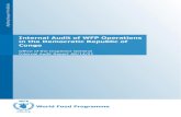 Internal Audit Report on WFP's Operations in the ...€¦ · Internal communications Low -- 5. Monitoring In-country Monitoring Medium -- Corporate Monitoring Low -- 16. Based on