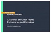 Assurance of Human Rights Performance and Reporting€¦ · Human Rights Reporting and Performance’ (‘implementation guidance’) to see, for each question, which excerpts from
