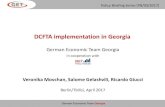 DCFTA implementation in Georgia€¦ · Assessment of progress by Georgia in the implementation of the DCFTA in ... trade in services, energy-related trade, establishment of companies,