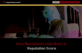 Presentation Differentiator Series - Reputation Score-v05 · In the Online Reputation Management (ORM) industry, scoring is becoming increasingly prevalent as the standard for benchmarking