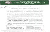 Republic of the Philippines OFFICE OF THE CITY MAYOR · WHEREAS, Joint Memorandum Circulars were executed in 1998 and 2003 between and among DENR, DILG and LGU to jointly endeavor