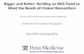 Center for Personalized Diagnostics Karthik Ganapathy€¦ · Center for Personalized Diagnostics . Conflict of Interest Disclosure No conflicts of interest to disclose. Discussion