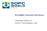 Portable Internet ServicesPortable Internet Services€¦ · FFT Size (N FFT) 1024 # of used sub-carriers 864 # of data sub-carriers 768 # of pilot sub-carriers 96 Sub-carrier spacing
