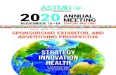 astmh.org ajtmh.org SPONSORSHIP, EXHIBITOR, AND ... · Martin Enserink, Science, received the 2019 Communications Award for his reporting on yaws in Papua New Guinea. Minmin Yen,