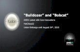 “Bulldozer” and “Bobcat”€¦ · 11 Bobcat and Bulldozer / Hotchips “Bobcat” x86 Core: Small, Efficient and Strong Sub one-watt capable core Out-of-order execution engine