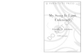 SATB and Organ SATB with some divisi and Organ My Song Is ... · My Song Is Love Unknown — PPM01313. SATB and Organ. Morning Canticle —PPM01314. SATB with some divisi and Organ.