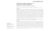CYP2C9 polymorphism in patients with epilepsy · 153 Arq Neuropsiquiatr 2011;69(2-A):153-158 Article CYP2C9 polymorphism in patients with epilepsy Genotypic frequency analyzes and