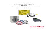 Electronic-Key-System - EUCHNER · 1.4 Correct use As part of a higher-level overall system, the EKS Electronic-Key adapter is used for access control and monitoring on PC-based control