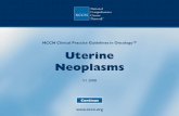 Practice Guidelines in Oncology · Continue NCCN Clinical Practice Guidelines in Oncology™ Uterine Neoplasms V.1.2008
