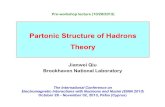 Partonic Structure of Hadrons Theorycyprusconferences.org/einn2013/uploads/prsentations/Day_29th Oct... · Atomic structure ! Revolution in our view of atomic structure (100 years