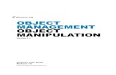 MANIPULATION OBJECT MANAGEMENT OBJECT€¦ · 4 Software User Guide Rev. 1.0 Object Management Object Manipulation Ver. 1.1. 1 GENERAL INFORMATION 1.1 Contact Data Support If you