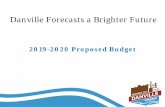 Danville Forecasts a Brighter Future Budget... · • Produces higher quality instruction in classroom • Better student outcomes • Students earning industry certifications grows